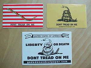 Dont Tread on Me Bumper Stickers
